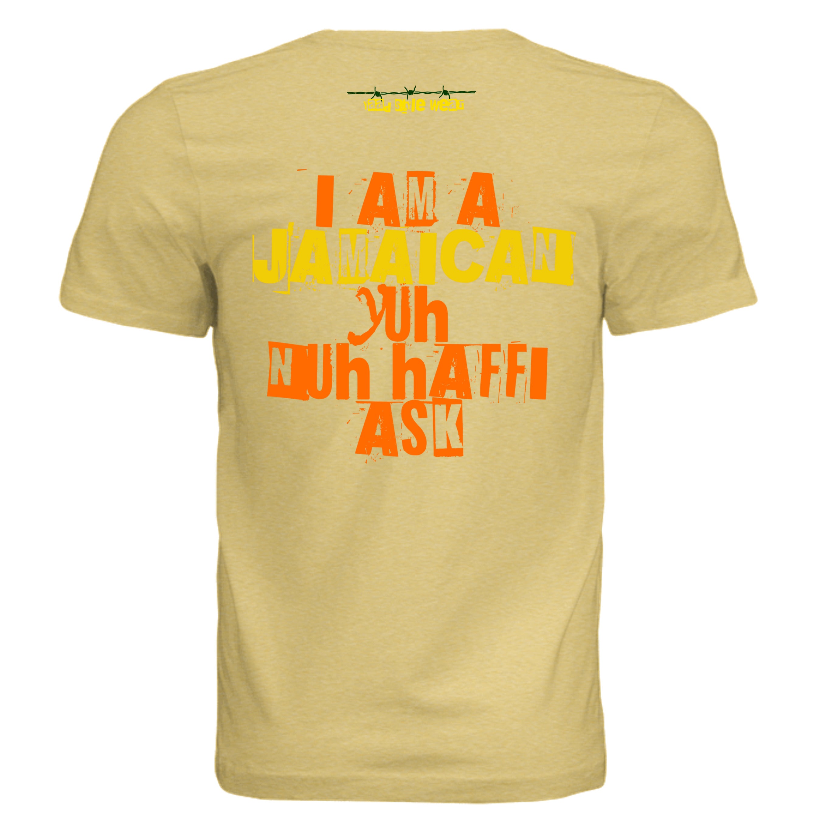 Mustard Triblend - 3413C - BACK