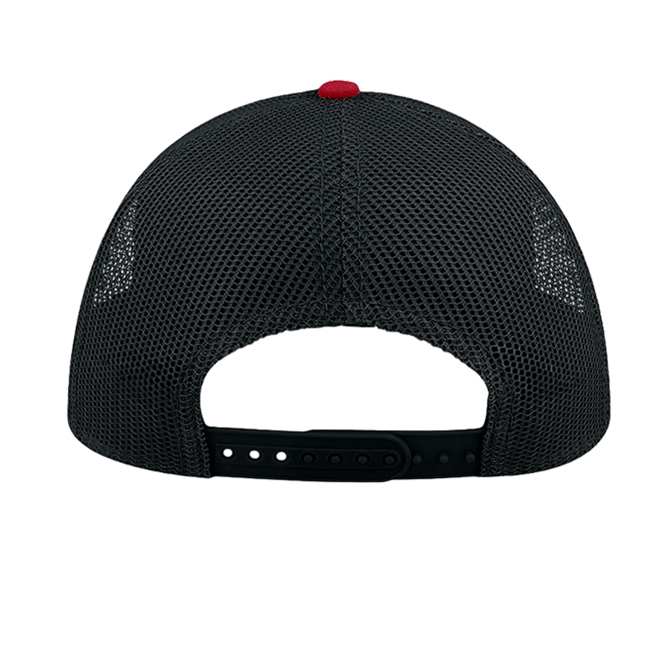 White/ Burgundy/ Black - RAPPER - BACK