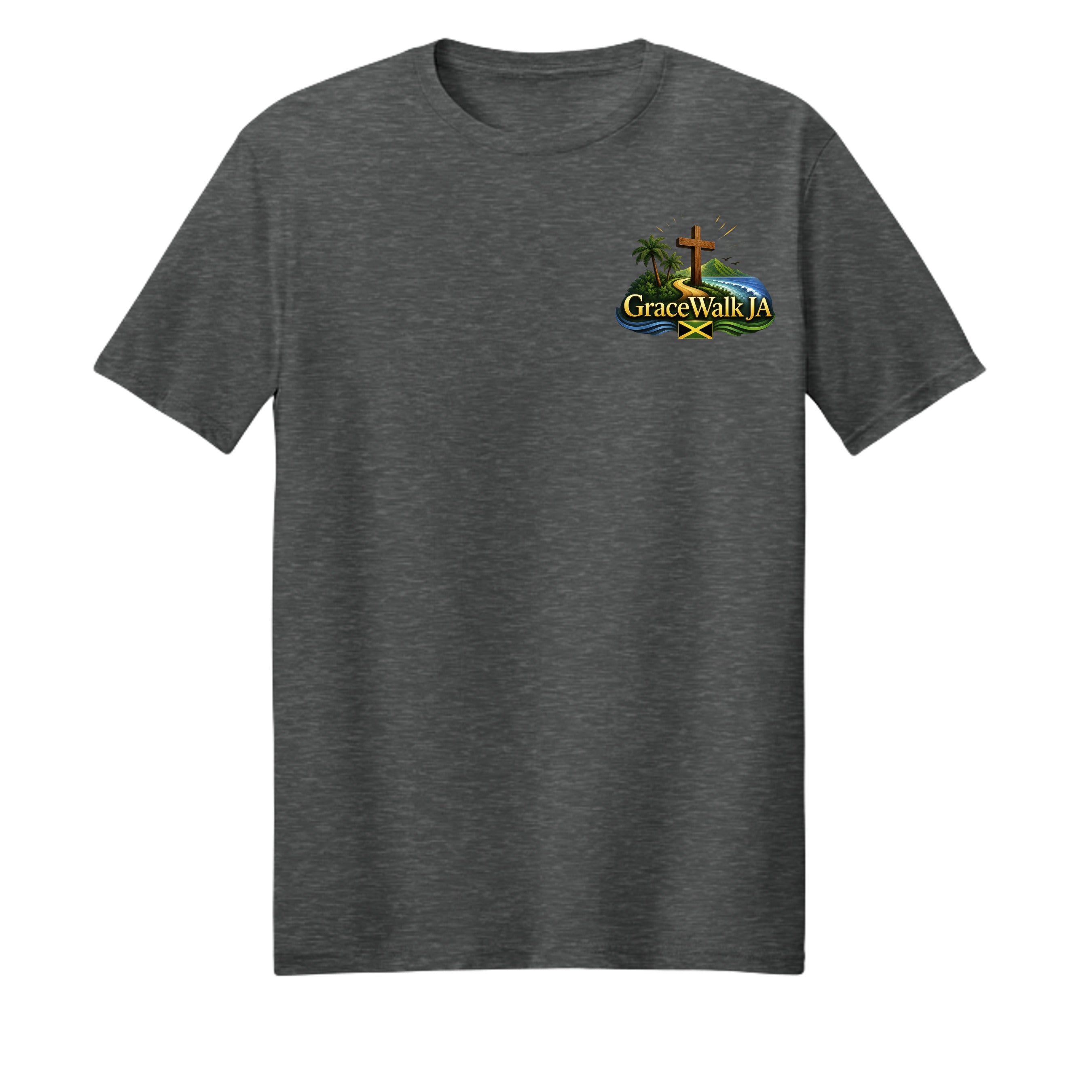 Heathered Charcoal - DT106 - FRONT